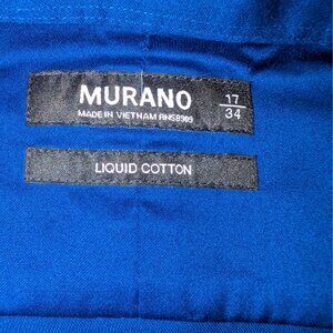 Murano Liquid Cotton Blend Button-Up Long Sleeve Shirt
